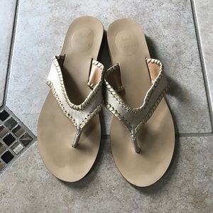 Jack Rogers thong sandals gently used - 7.5